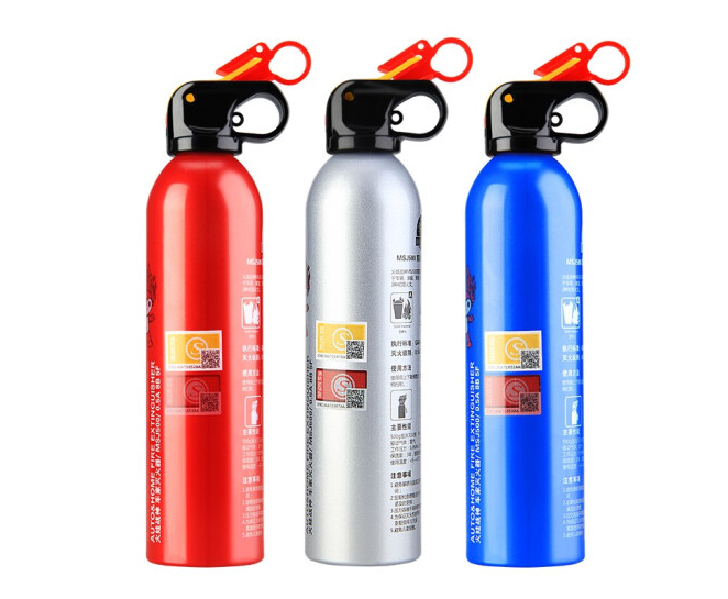 車載滅火器500ML水基滅火器家用手提式950ml環(huán)保型車載汽車用